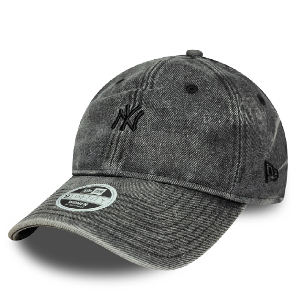 New Era - 9Twenty Womens Denim New York Yankees Cap - Black